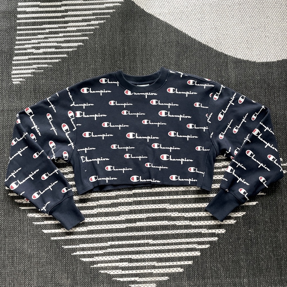 CHAMPION CROPPED SWEATSHIRT